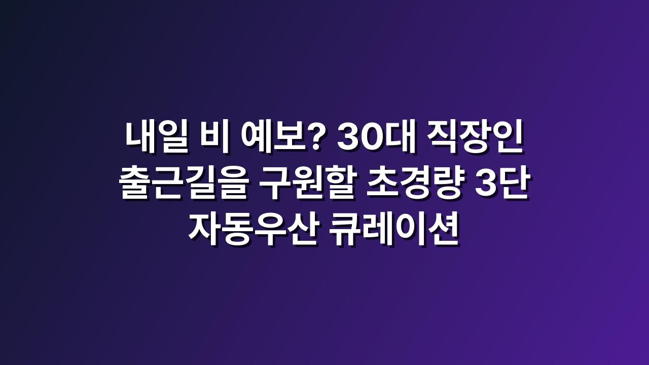 자동우산